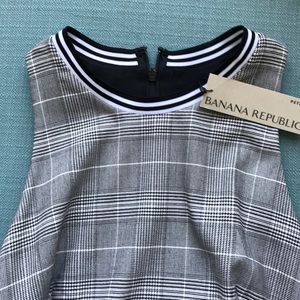 NWT Banana Republic Black and White dress